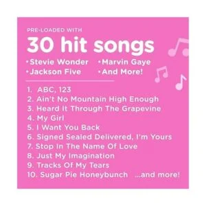 Move2Play Micrófono de karaoke Bluetooth y 30 canciones_4