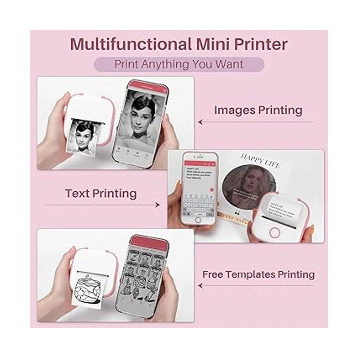 Impresora de calcomanías portátil Memoking T02 impresora_4