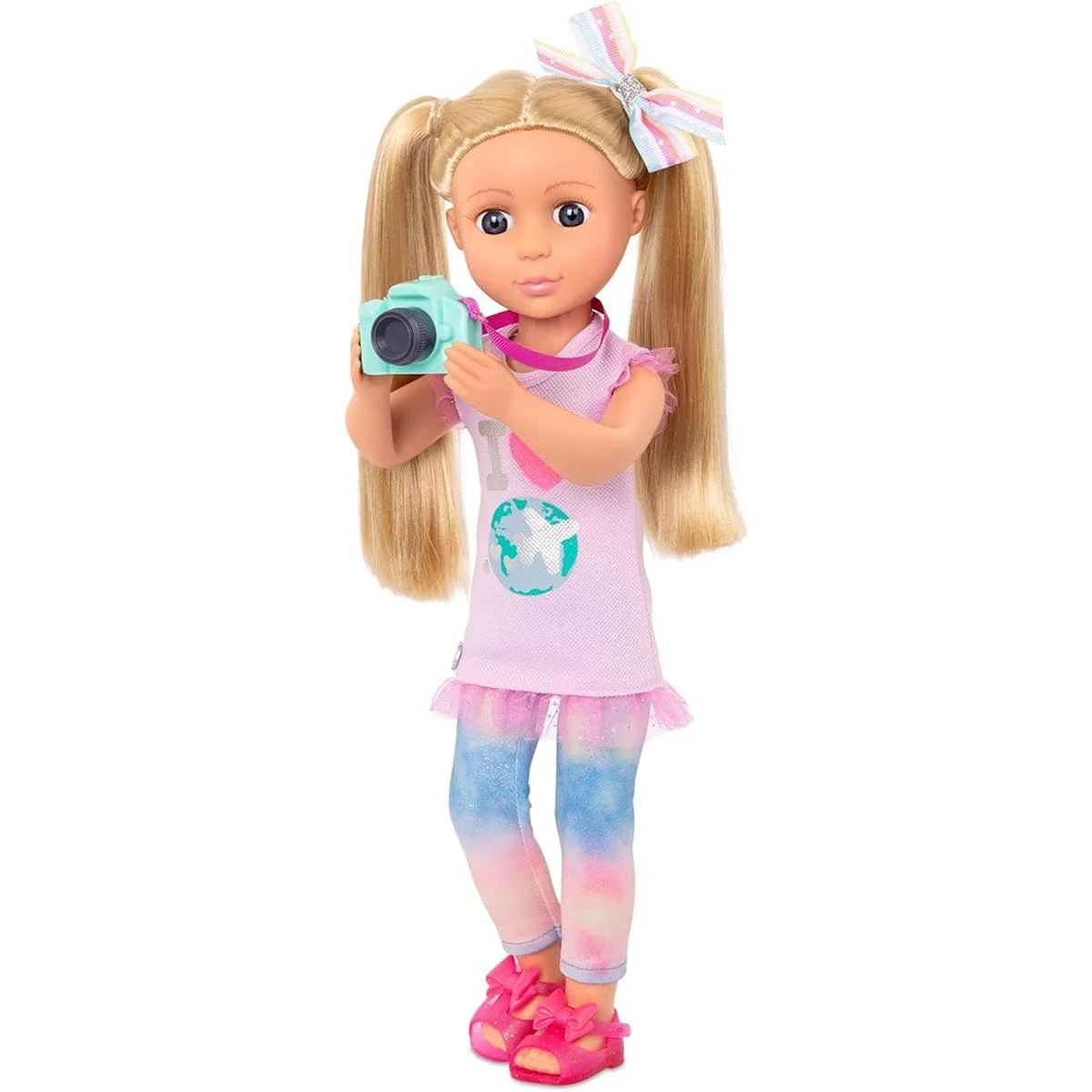 Glitter Girls Muñeca de moda posable de 14 pulgadas con_6