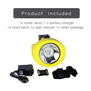 Minería lámpara recargable faro mineros LED Coon Caza_5