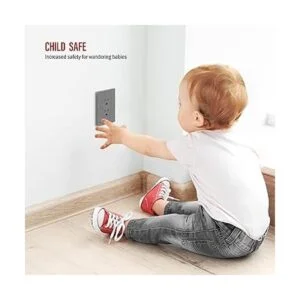 ENERLITES Decorator Placa de pared para interruptor de_4