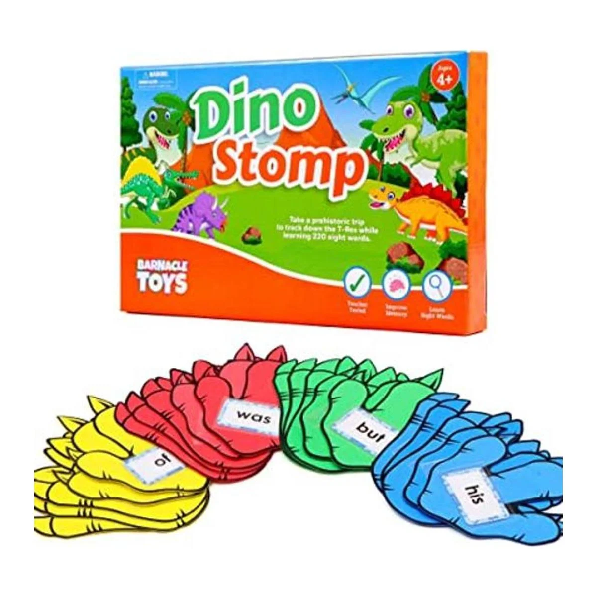 Barnacle Toys Dino Stomp Dolch Sight Words Flash Cards_1