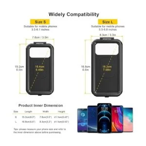 iMESTOU Soporte impermeable antirrobo para teléfono de_4