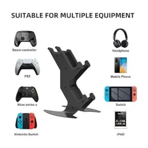 Controller holder Gaming Headset stand mount for PS5_3