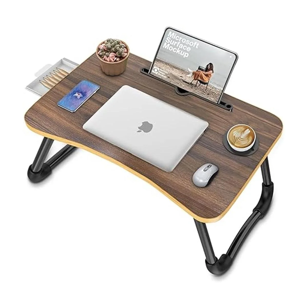 Zapuno Mesa de cama plegable para laptop mesa de cama_7