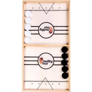 Nutty Toys Sling Puck Family Game XL Batalla de mesa_7