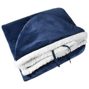 Catalonia classic Manta con capucha cálida y acogedora_5