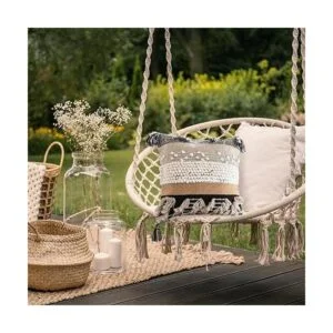 Funda de almohada decorativa bohemia cuadrada de 18 x 18_2