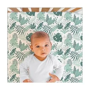 The Peanutshell Botanical Juego de sábanas bajeras para_2