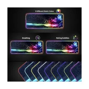 Gerlos Alfombrilla de mouse para juegos con 12 modos de_6