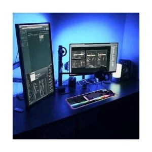 Gerlos Alfombrilla de mouse para juegos con 12 modos de_7