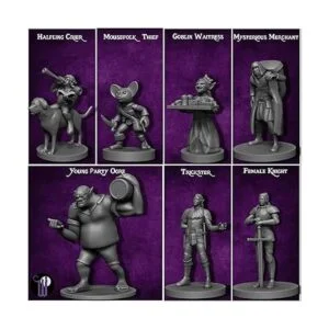 Newcombie 58 miniaturas de Wildspire para DND Miniatures_2