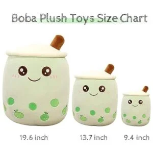 VHYHCY Lindo cojín de peluche Boba peluche en forma de_6