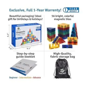 Azulejos magnéticos juguete para niños y niñas de 3 4_2