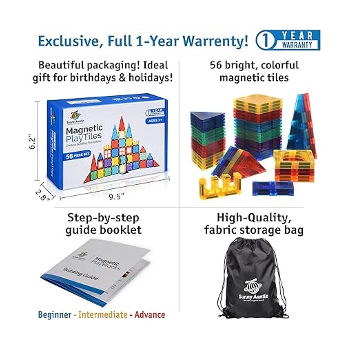 Azulejos magnéticos juguete para niños y niñas de 3 4_2