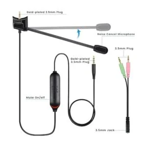 Reemplazo de micrófono desmontable para auriculares Bose_3