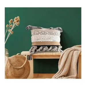 Funda de almohada decorativa bohemia cuadrada de 18 x 18_3