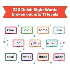 Barnacle Toys Dino Stomp Dolch Sight Words Flash Cards_5