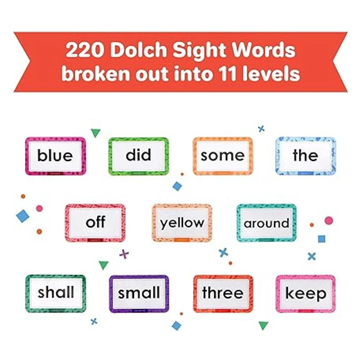 Barnacle Toys Dino Stomp Dolch Sight Words Flash Cards_5