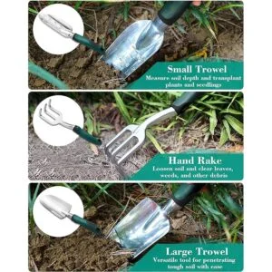 FiveJoy Juego de herramientas de jardín kit de iniciación_5