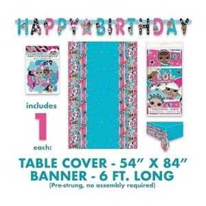 LOL Party Supplies Decoraciones de cumpleaños Sirve a 16_2