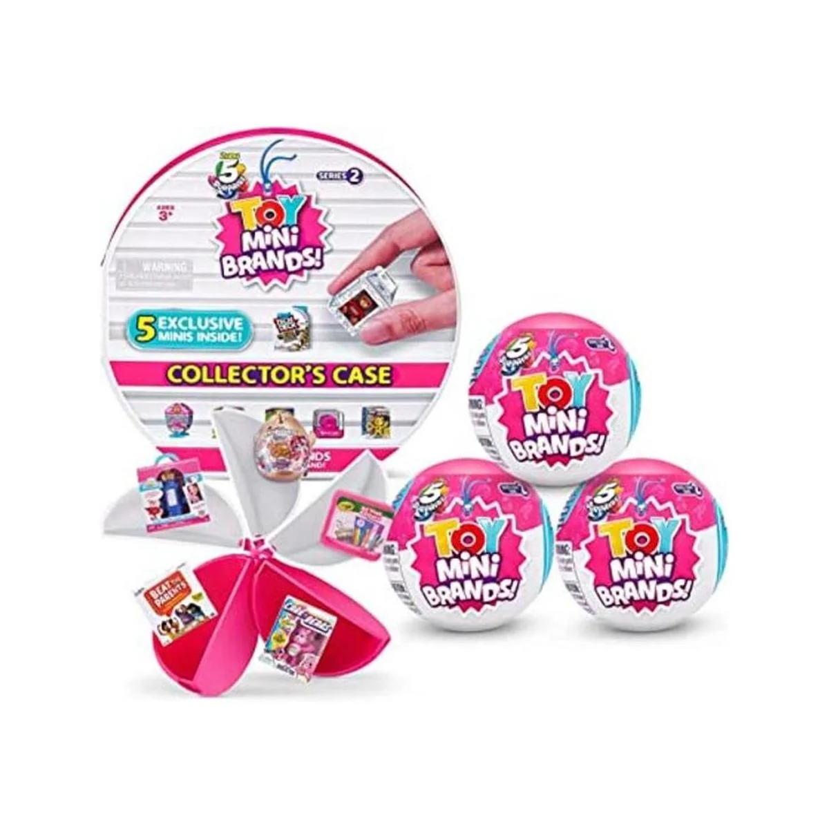 5 Surprise Toy Mini Brands Series 2 de ZURU estuche para_1