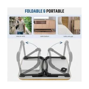 Zapuno Mesa de cama plegable para laptop mesa de cama_6