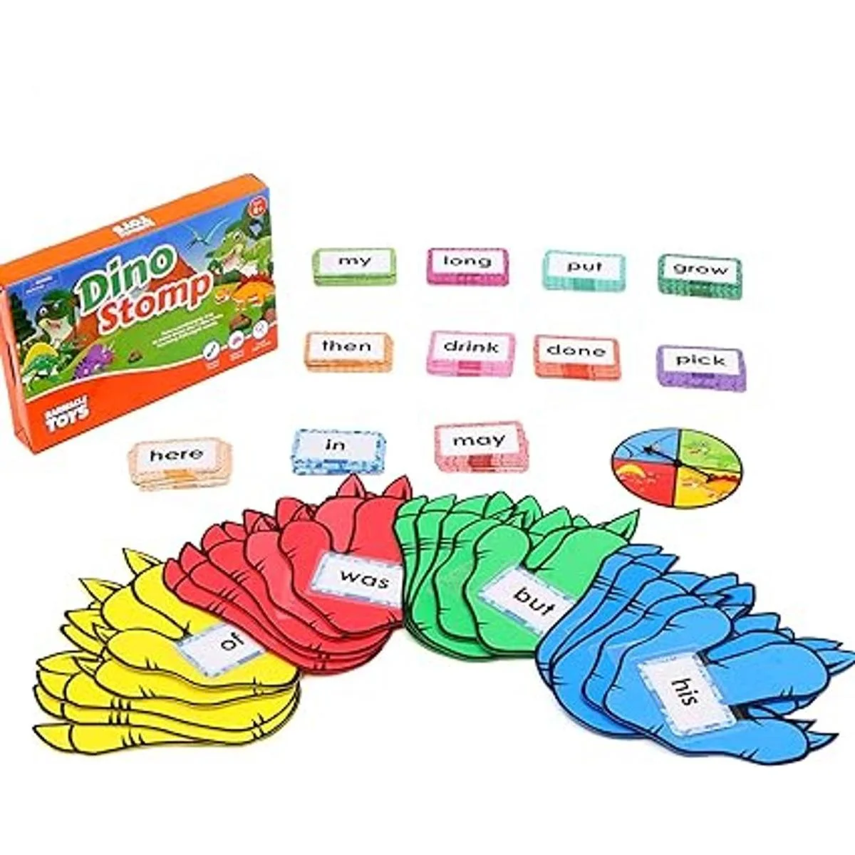 Barnacle Toys Dino Stomp Dolch Sight Words Flash Cards_2