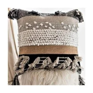 Funda de almohada decorativa bohemia cuadrada de 18 x 18_1