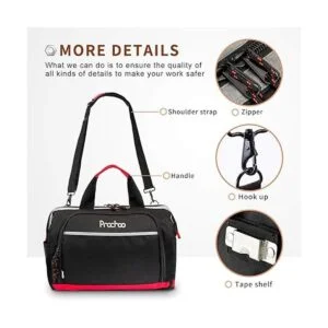 Bolsa de herramientas de boca ancha con 25 bolsillos bolsa_4