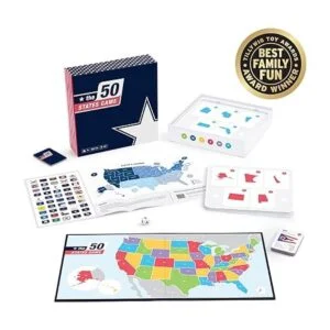 El juego de los 50 Estados Juego de mesa de geografía de_5