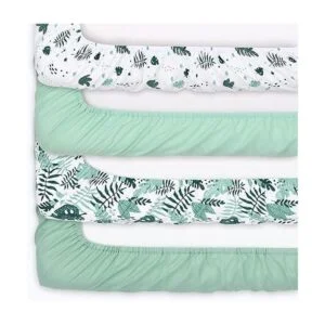 The Peanutshell Botanical Juego de sábanas bajeras para_5