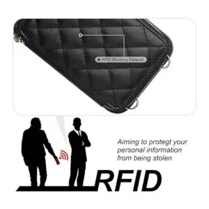 Bocasal Funda tipo cartera cruzada para iPhone 11 con_3