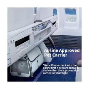 FUKUMARU Cat Carrier Airline Approved Soft Sided Dog_2