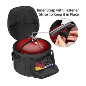SAMDEW Bolsa de transporte portátil para parrilla_2