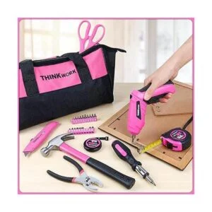 THINKWORK Juego de 40 herramientas de mano para mujer con_2