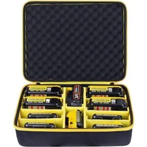 Khanka Caja de almacenamiento de batería dura funda de_3