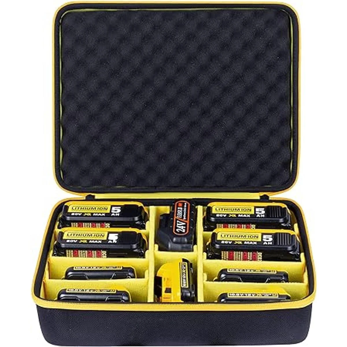 Khanka Caja de almacenamiento de batería dura funda de_3