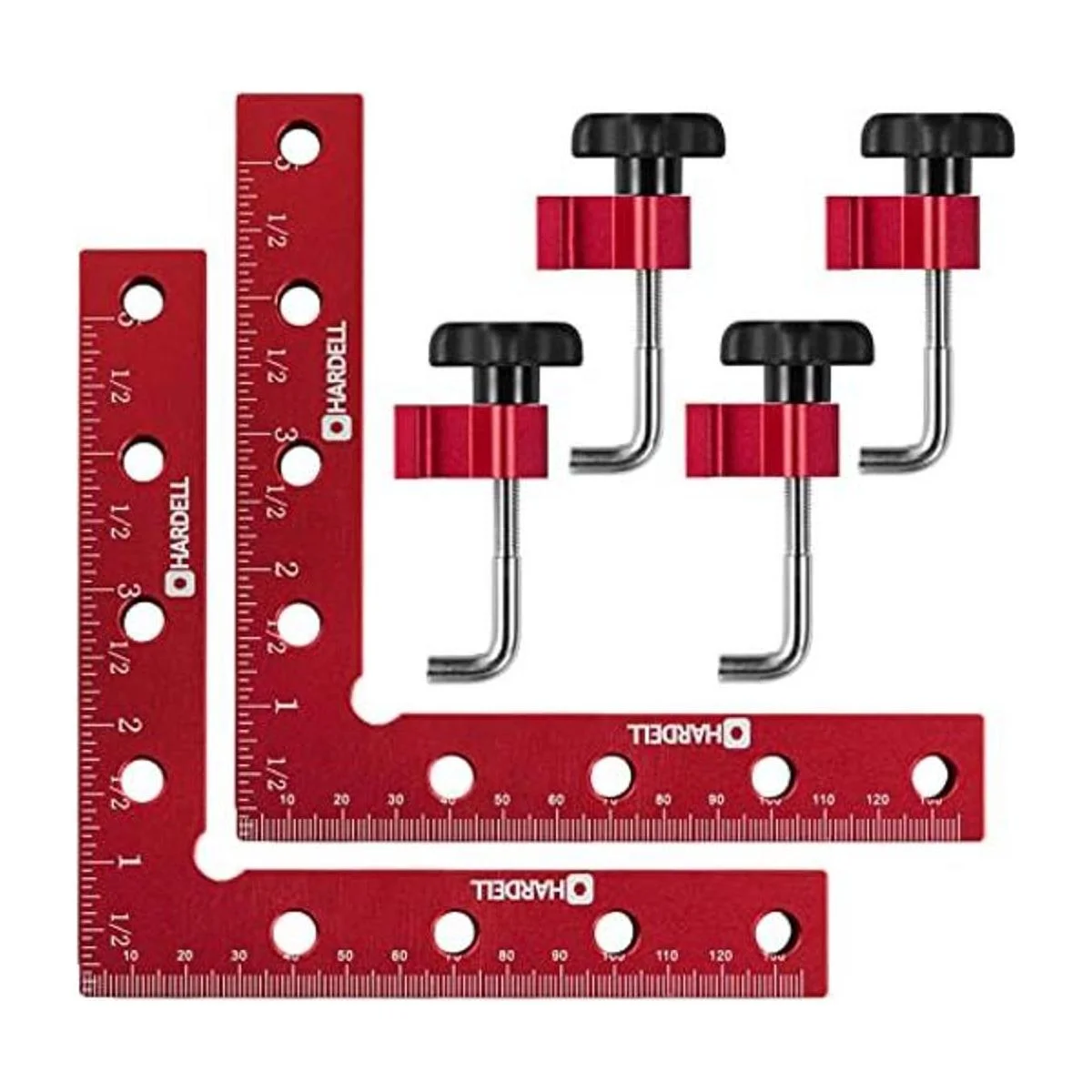 HARDELL Abrazaderas cuadradas de posicionamiento de 90_1