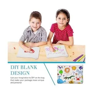 50 bolsas de cosméticos de lona en blanco de 3 tamaños_5