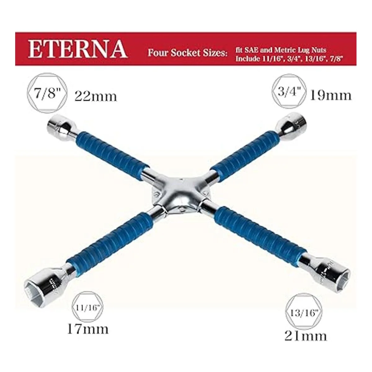 ETERNA Llave profesional de cuatro vías de 18 pulgadas_2