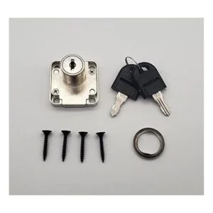 Purocean Juego de 6 cerraduras de cajón de escritorio_6