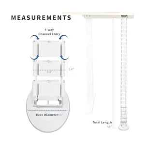 VIVO Vertebrae Kit de gestión de cables organizador de_2