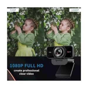 Angetube Cámara web 1080P con micrófono cámara USB para_2
