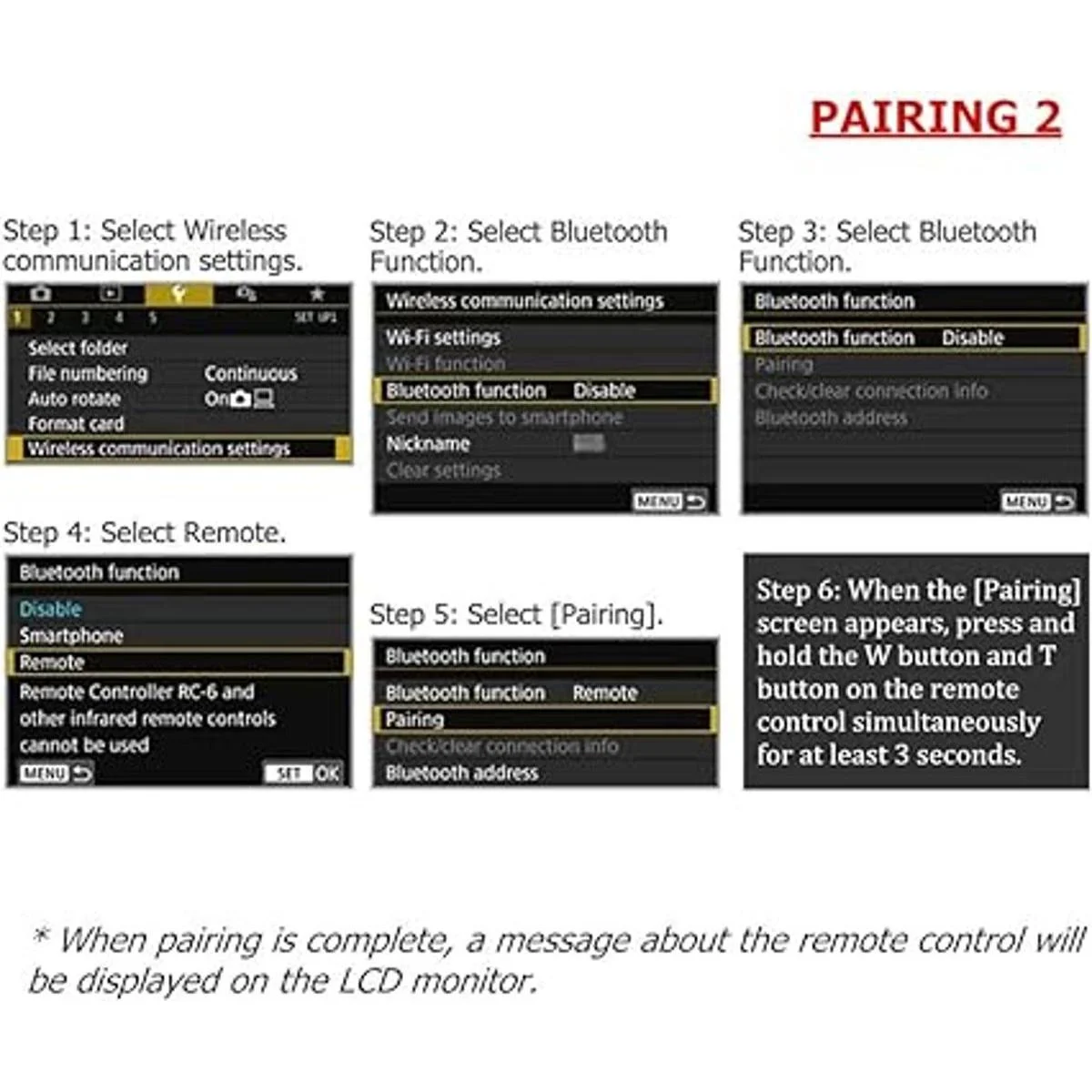 Cámara de control remoto inalámbrico Obturador remoto_7