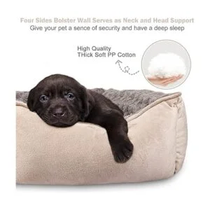 JOEJOY Cama rectangular para perros grandes medianos y_4