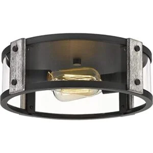 HANASS MX99986 Lámpara de techo de vidrio de 2 luces_1