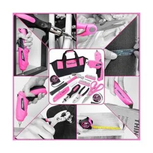 THINKWORK Juego de 40 herramientas de mano para mujer con_3