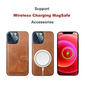 Bocasal Funda tipo cartera para iPhone 13 Pro Max_4