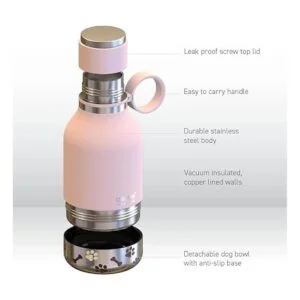 Asobu Dog Bowl Attached to Stainless Steel Insulated_4